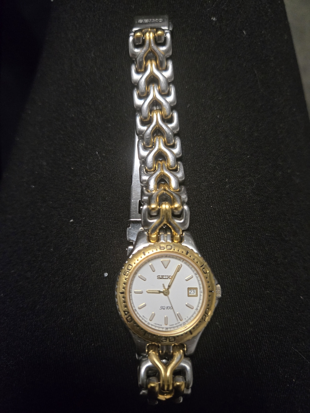 Seiko Women's Two-Tone Stainless Steel Watch - White Dial